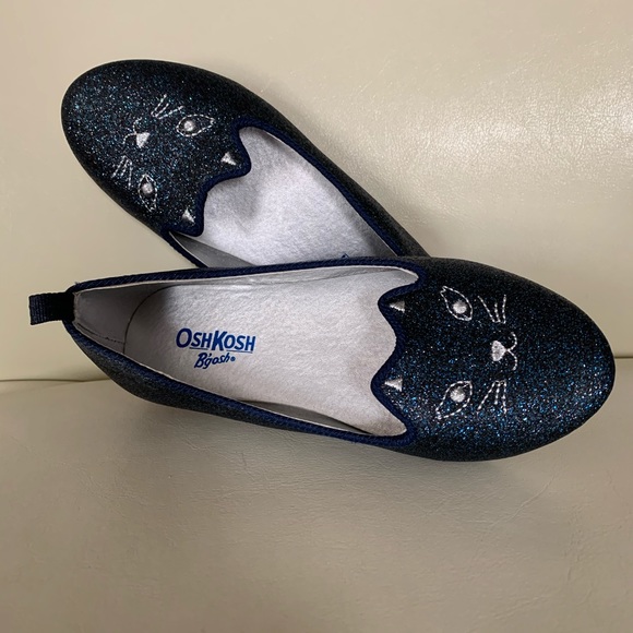 Oshkosh B’gosh Sparkly kitty shoes NWOT - Picture 3 of 4